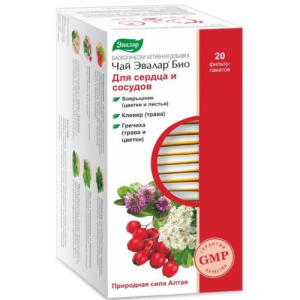 Эвалар био чай 1.5г №20 д/сердца и сосудов бад