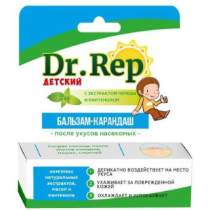 Доктор реп бальзам-карандаш 4,2г дет п/укусов насекомых