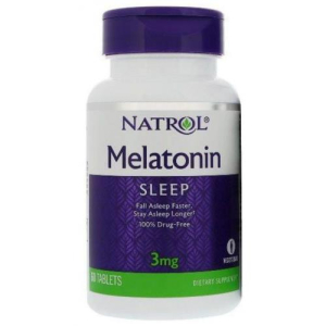 Натрол мелатонин таблетки 3мг №60 бад