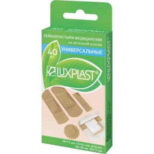 Люкспласт набор пластырей мед №40 ассорти универсальные неткан тел  [luxplast]