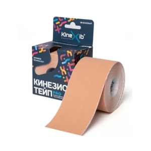 Кинексиб бинт кинезио-тейп про 100х5см. беж. [kinexib]