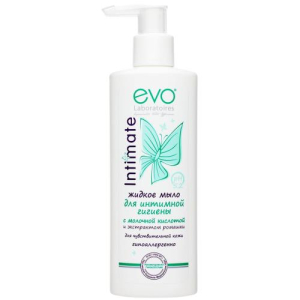 Эво интимэйт мыло для интимной гигиены 200мл с молочной кислотой и ромашкой для чувствительной кожи