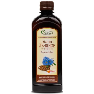 Олеос масло пищевое 350мл льняное
