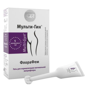 Мульти-гин флорафем гель 5мл n5 д/нормализации вагинальной микрофлоры