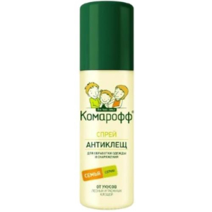 Комарофф спрей 125мл антиклещ