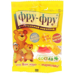 Фру-фру мармелад жевательный 30г машинки