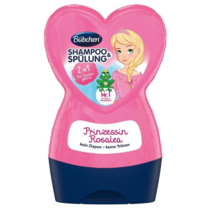 Бюбхен шампунь и ополаскиватель 230мл принцесса розалея с волшебным блеском 2в1
