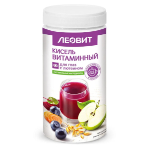 Леовит кисель витаминный для глаз с лютеином 400г банка