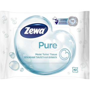 Зева туалетная бумага влажная №42 pure