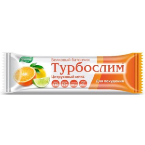 Эвалар турбослим батончик белковый 50г цитрусовый микс