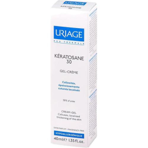 Урьяж кератозан 30 гель-крем 40мл д/локализ утолщ кожи  [uriage keratosane]