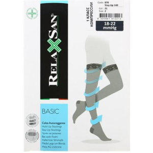Релаксан стей-ап чулки компрессионные 140ден 2кл. р.2 телес.