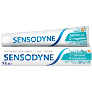 Сенсодин зубная паста 75мл глубокое очищение
