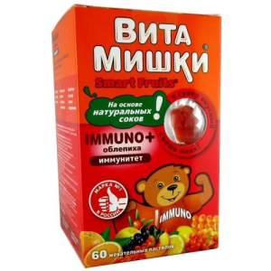 Витамишки иммуно плюс облепиха пастилки жевательные 2,5г №60 бад