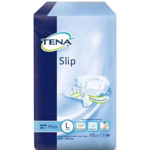 Тена слип подгузники для взрослых №10 плюс р.l 100-150см