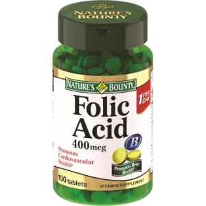 Нэйчес баунти таблетки 400мкг №100 фолиевая кислота бад
