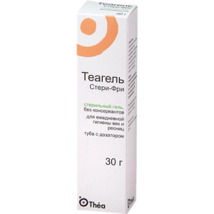 Теагель стери-фри гель 30г д/гигиены век и ресниц