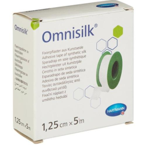 Омнисилк пластырь 1,25смх5м шелк белый /арт.9004302/