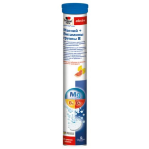 Доппельгерц актив таблетки шипучие №15 магний + витамины группы в бад