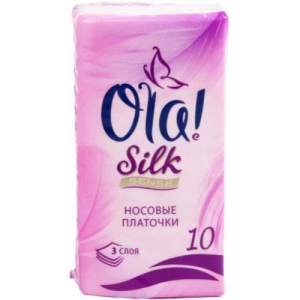 Ола силк сенс платочки носовые №10