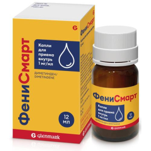 Фенисмарт капли для приема внутрь 1мг/мл 12мл /в комплекте с капельницей-дозатором/
