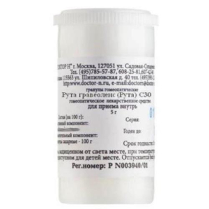 Рута гравеоленс с30 гранулы гомеопатические 5г