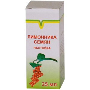 Лимонника семян  настойка 25мл 