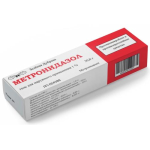 Метронидазол зд гель для наружного применения 1% 30г