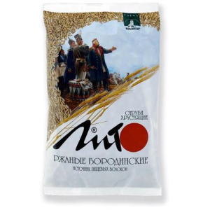 Лито отруби хрустящие 200г ржаные бородинские с кальцием