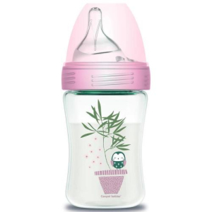 Канпол haberman  бутылочка для кормления 260мл антиколиковая 0 + /сова