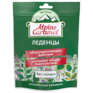 Альпийская карамель леденцы 75г б/сахара бад