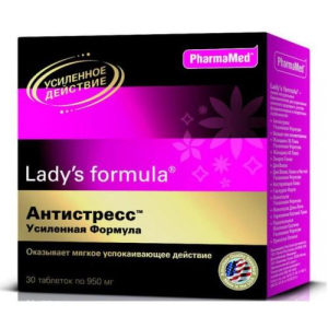 Леди-с формула таблетки №30 а/стресс усиленная формула