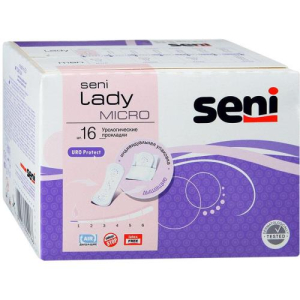 Сени леди прокладки урологические №16 микро