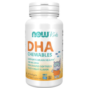 Нау фудс дгк 100 омега-3 капсулы 893мг №60 кидс бад