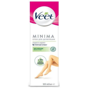 Вит минима крем для депиляции 100мл д/сух кожи