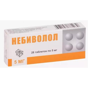 Небиволол таблетки 5мг №28