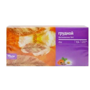 Грудной фитокомплекс №4 2г. №20 пак. (бад) чайн.напиток /фармгрупп/