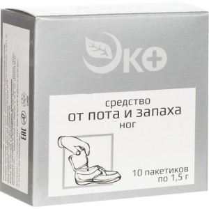 Эко средство 1,5г №10 от пота и запаха ног