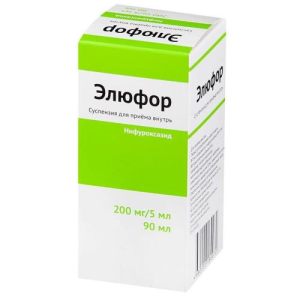 Элюфор суспензия для приема внутрь 200мг/5мл 90мл в комплекте с ложкой мерной