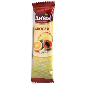 Диес батончик-мюсли экзотич. микс + йогурт 25г. [диyes]