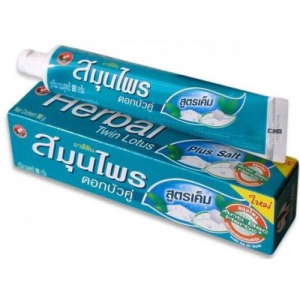 Твин лотус зуб.паста травы + соль 90г. [twin lotus]