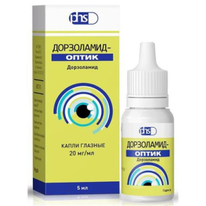 Дорзоламид-оптик капли глазные 20мг/мл 5мл №1