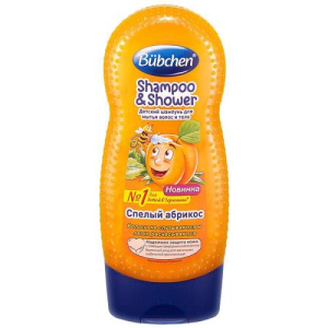 Бюбхен шампунь для волос и тела 230мл спелый абрикос