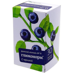 Алтай фиточай 2г №30 глюконорм с черникой №11 бад