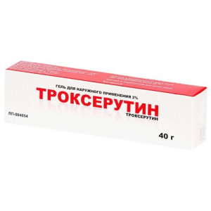 Троксерутин гель для наружного применения 2% 40г