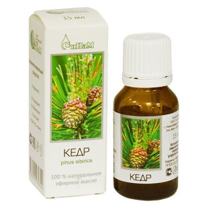 Кедровое масло эфирное 15мл