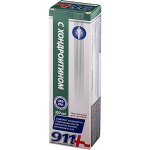 911 ваша служба спасения гель-бальзам для суставов 100мл с хондроитином