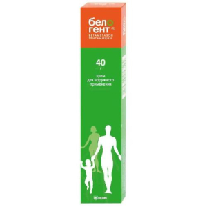 Белогент крем для наружного применения 0.05% + 0.1% 40г