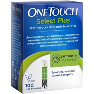 Уан тач селект плюс тест-полоска №100