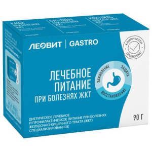 Леовит гастро набор 90г (15гх6) специализир (лечебное) д/жкт на 1 день